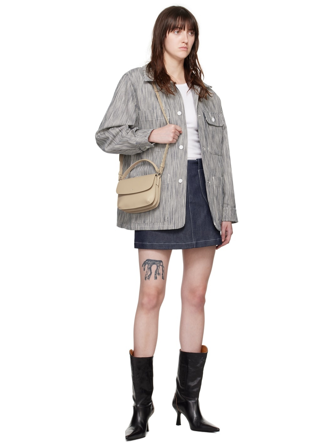 Beige Sarah Mini Bag - 4