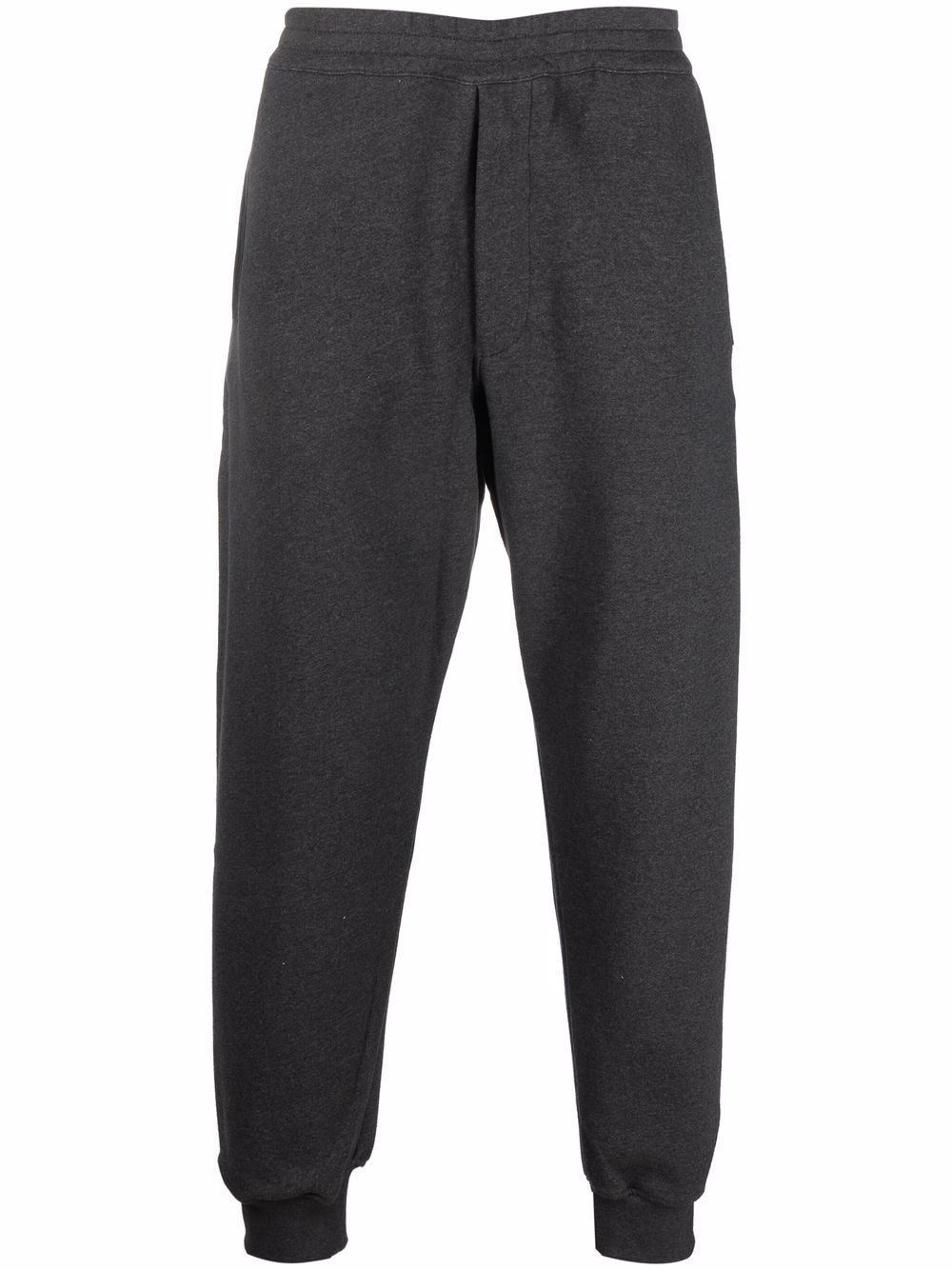 tapered cotton track pants - 1