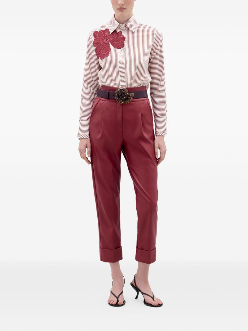 SILVIA TCHERASSI Moad cuffed trousers outlook