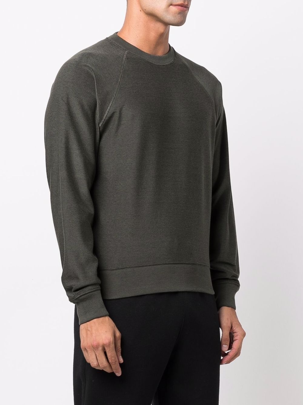 long-sleeve cotton sweatshirt - 3