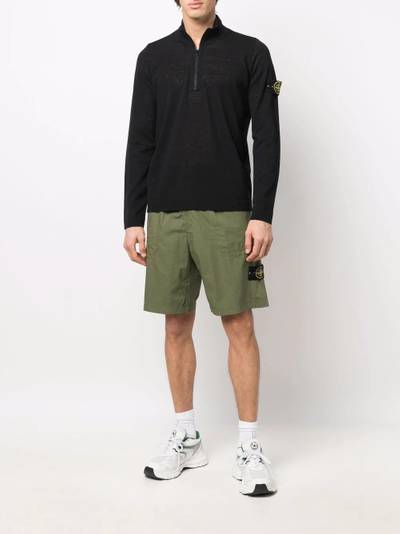 Stone Island Compass-patch Bermuda shorts outlook