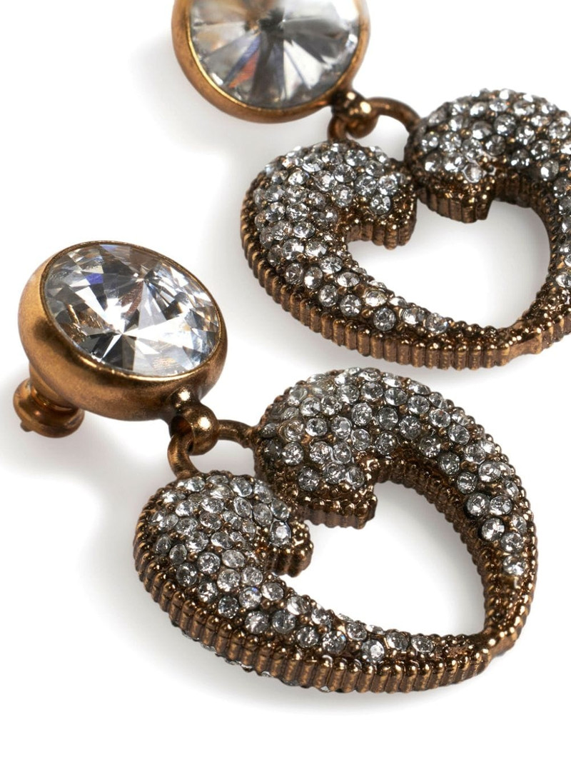 Etro Paisley Heart earrings outlook