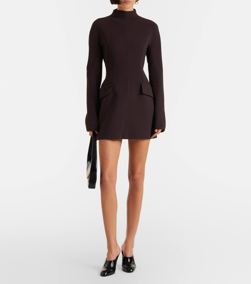 Sportmax Peplum gabardine minidress outlook