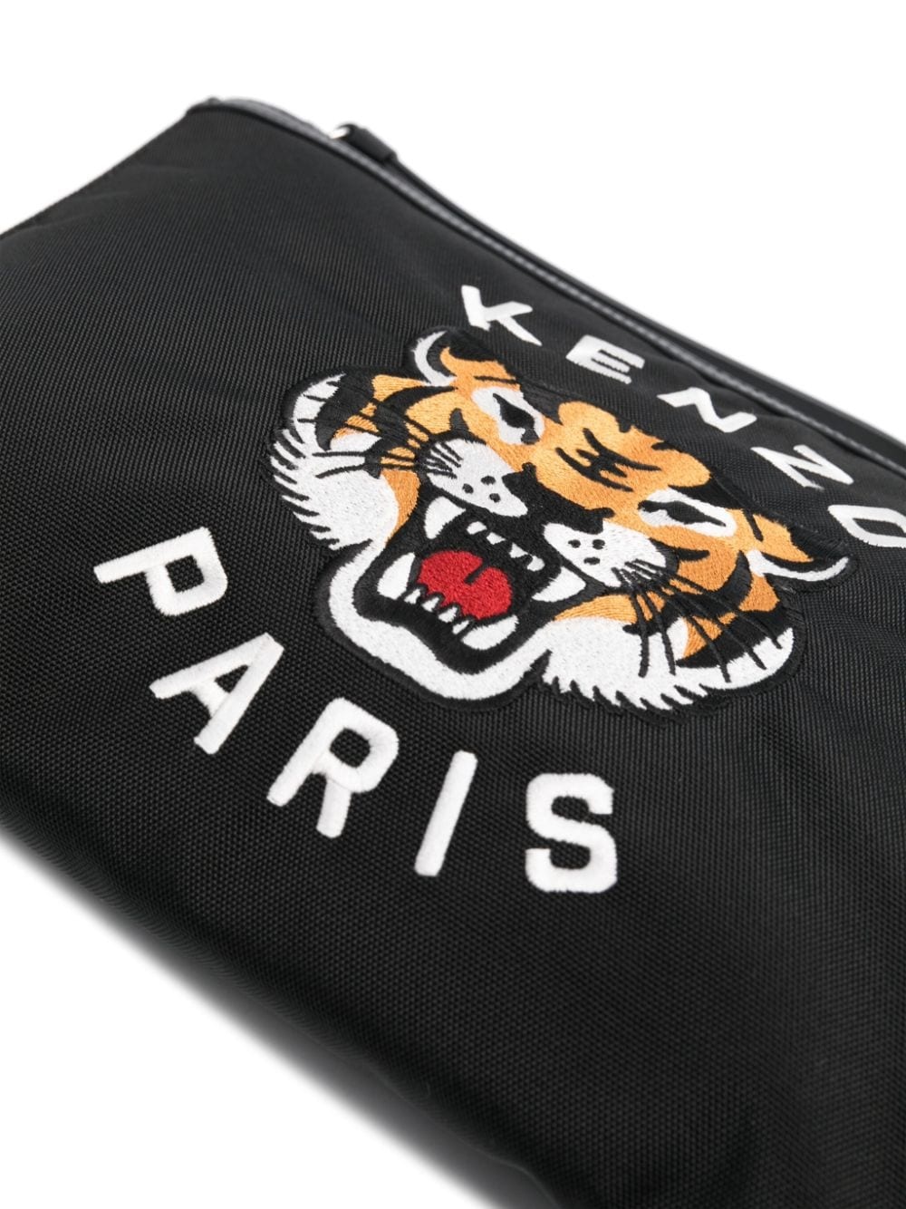 Tiger-Head-motif clutch bag - 4