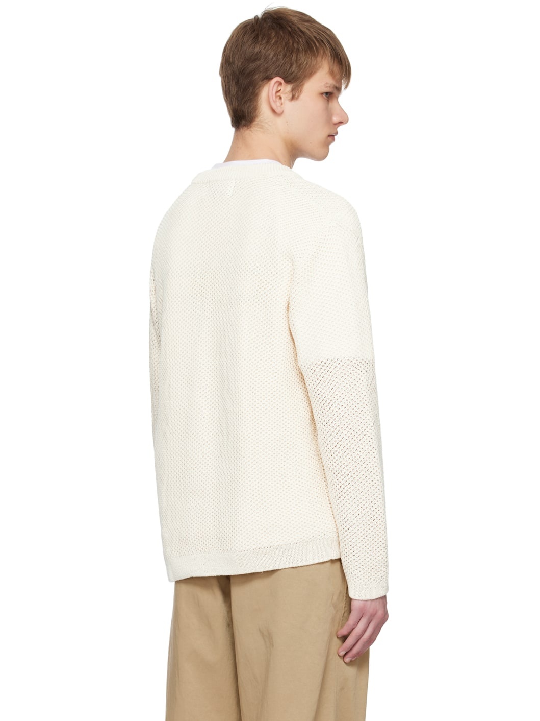 Off-White Openwork Cardigan - 3