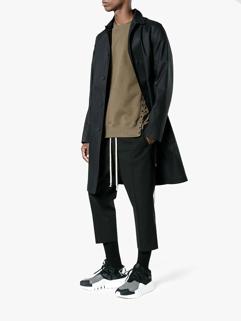 ridged sole sneakers - 2