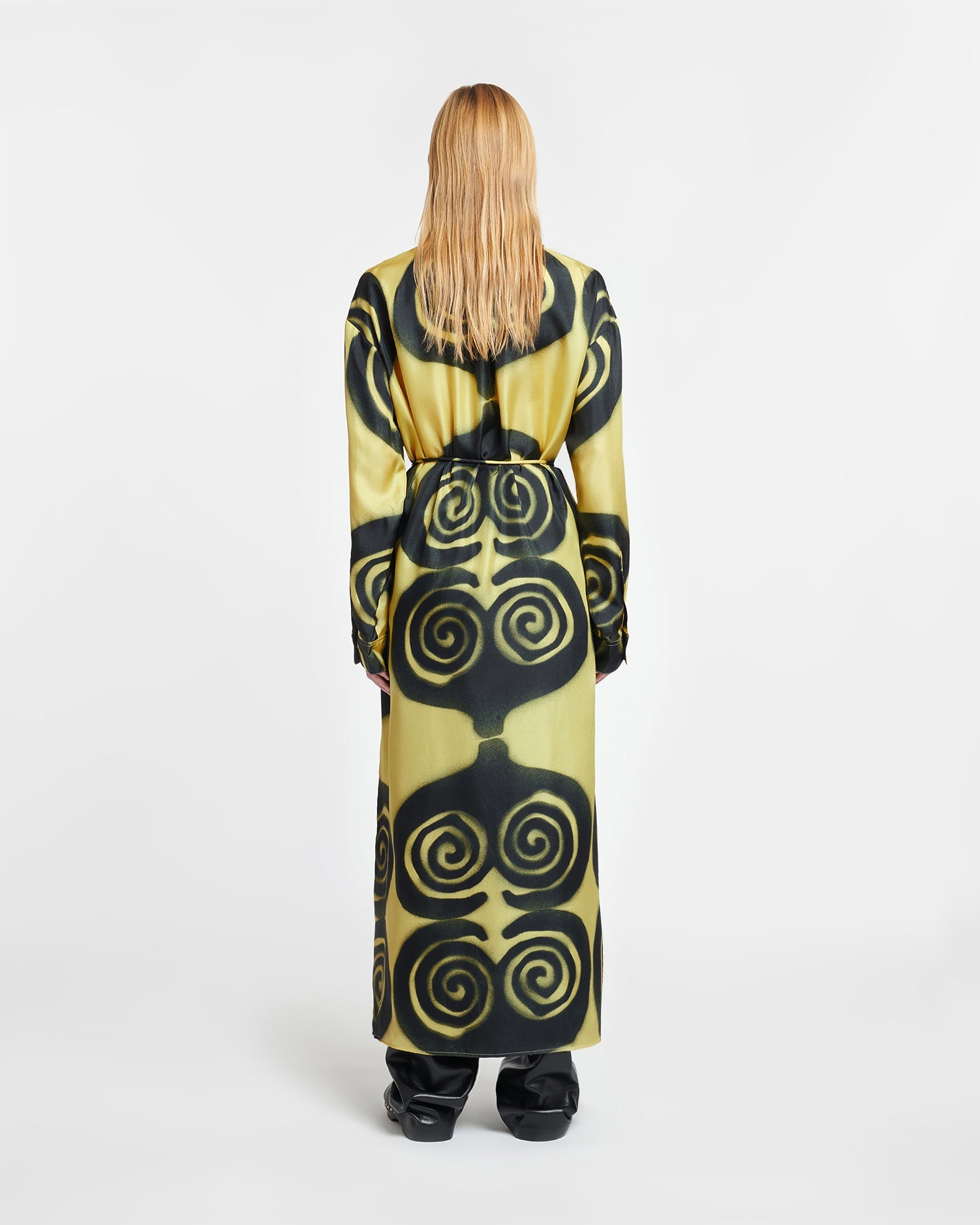 Printed Silk-Twill Shirt Dress - 4