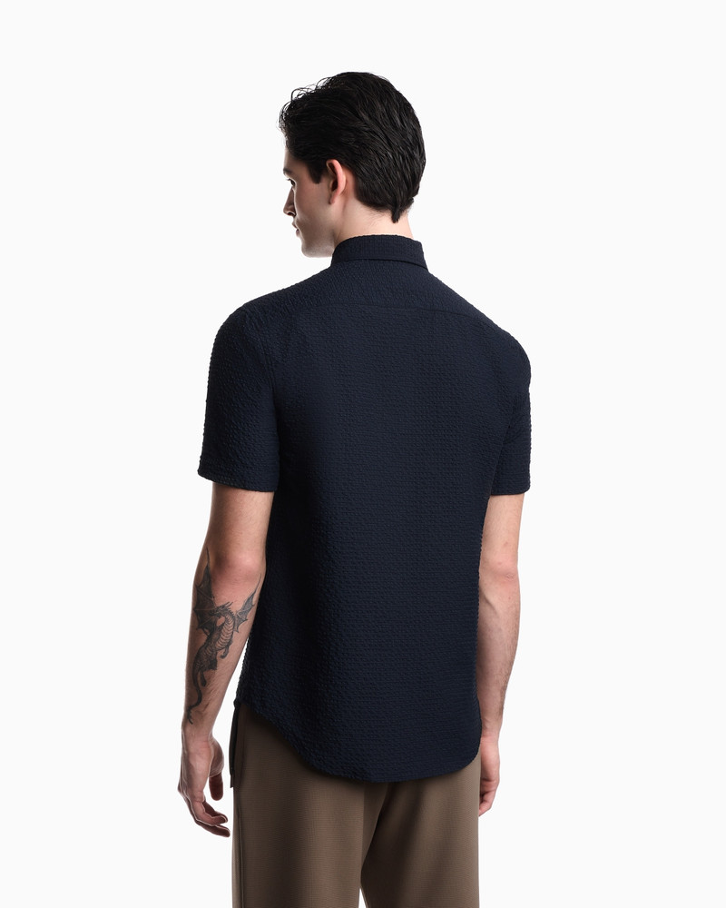ICON SHORT-SLEEVED TECHNICAL SEERSUCKER SHIRT 3
