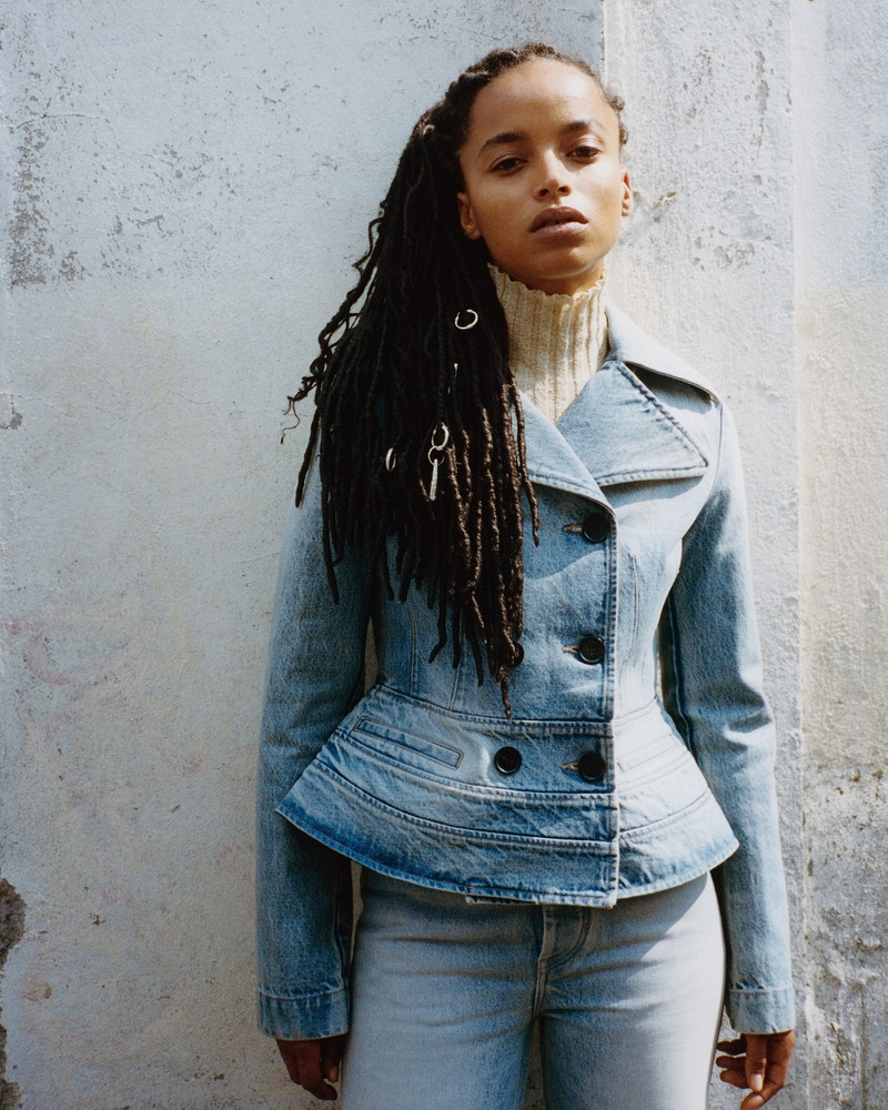 Romane Jacket in Rigid Denim 9