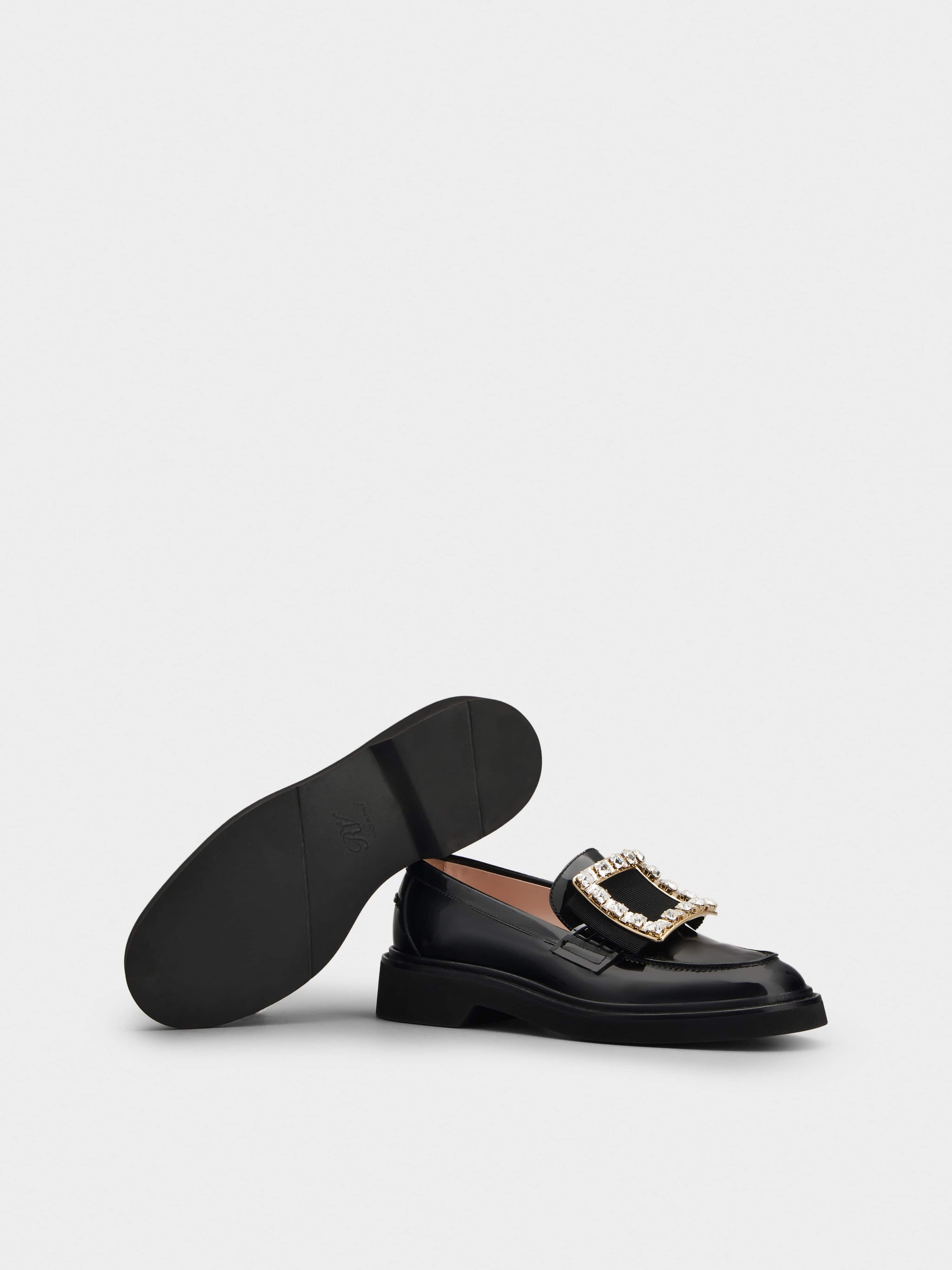 Viv' Rangers Strass Buckle Loafers in Patent Leather - 5