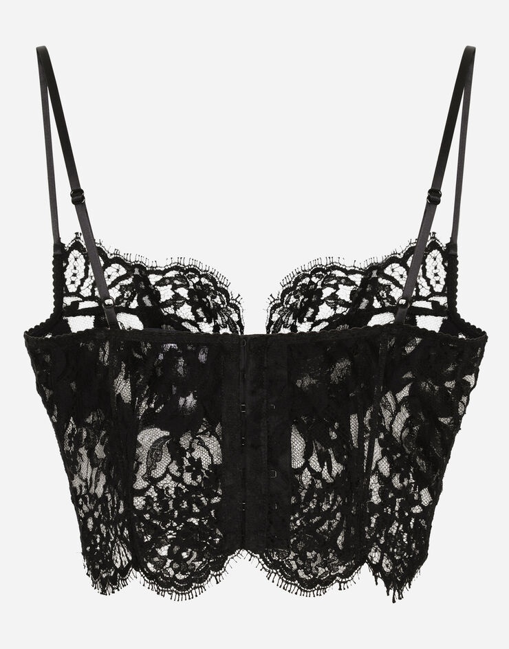 Lace balconette bralette - 2