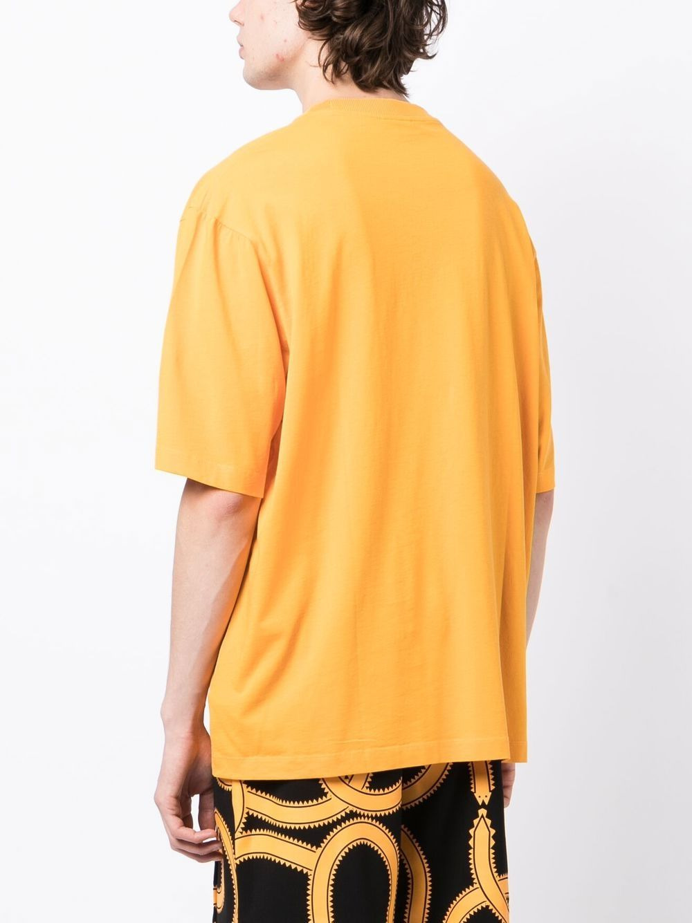 TEMPERA CROSS OVER T-SHIRT OCHER YELLOW - 4