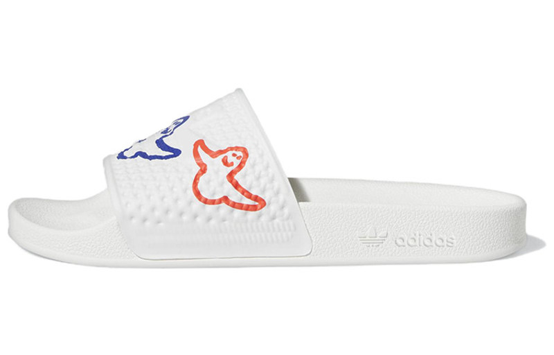 adidas adidas Shmoofoil Slides 'Cloud White Red Pulse Mint' HQ2034 outlook