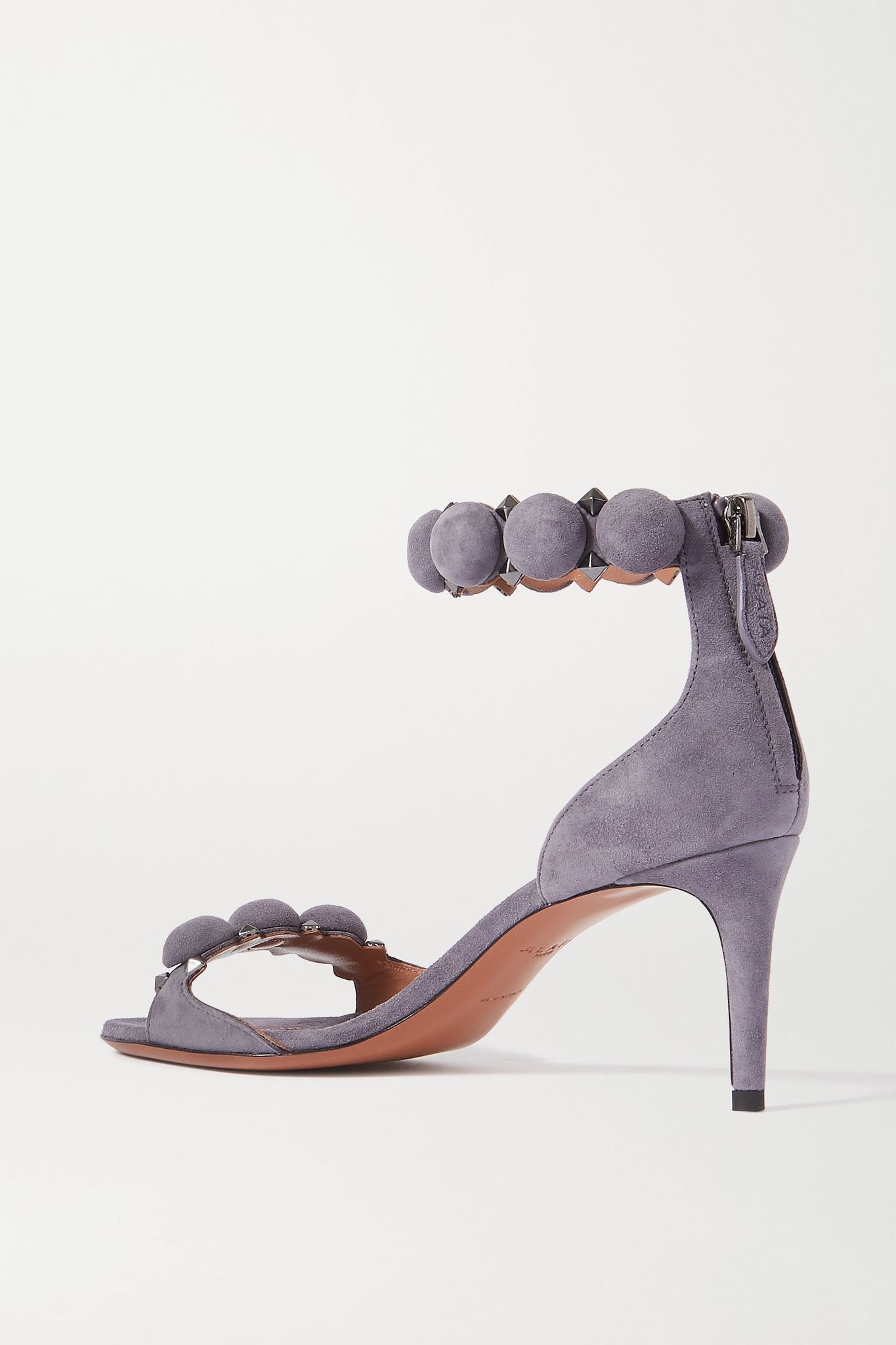 Bombe 75 studded suede sandals - 3