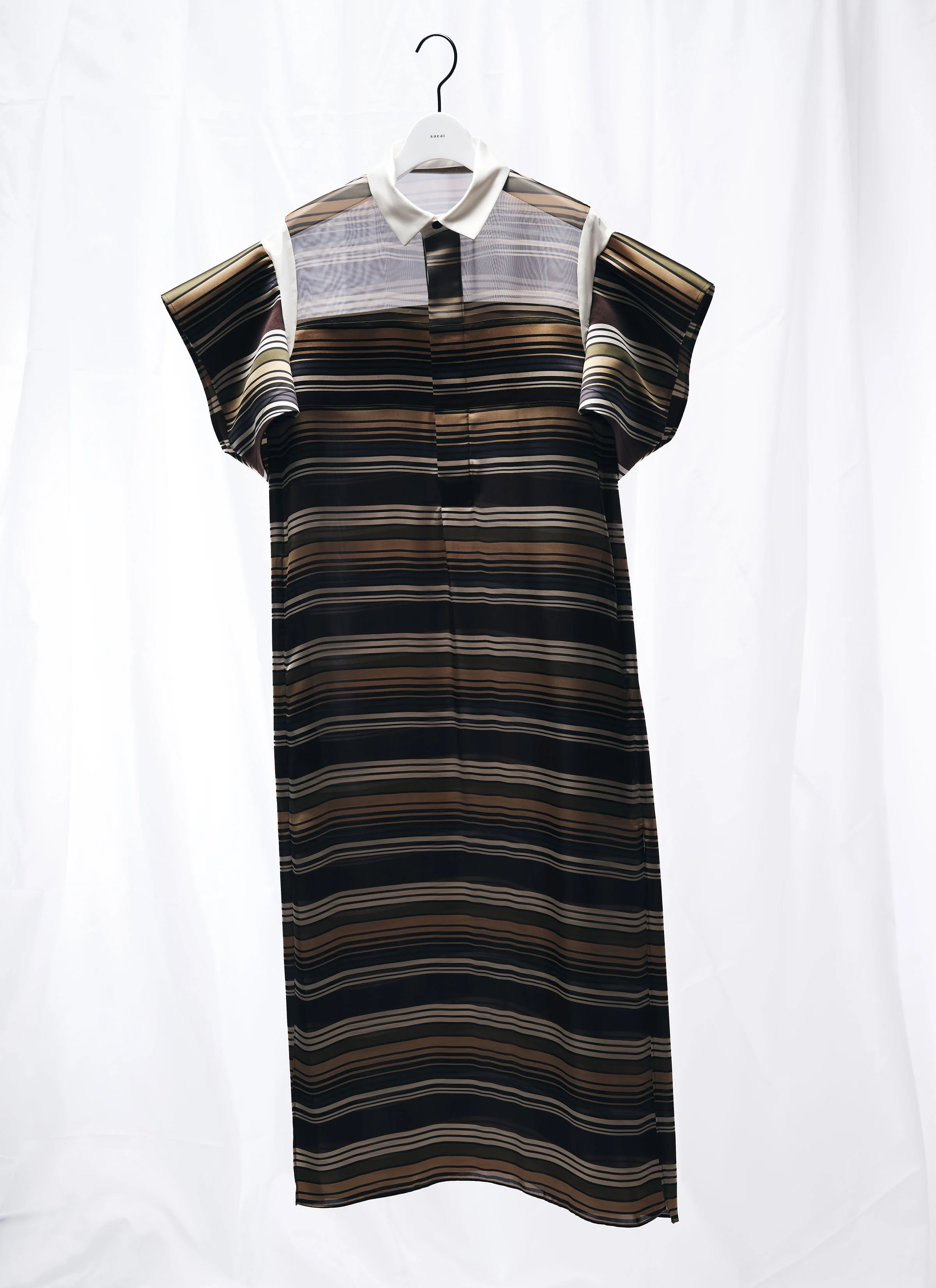 Horizontal Stripe Dress - 1