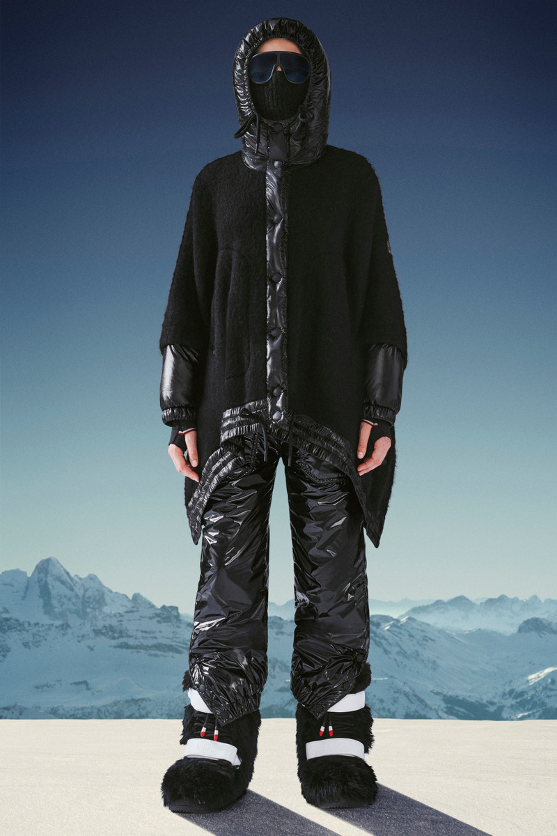 Moncler Mohair, Wool & Alpaca Cape outlook