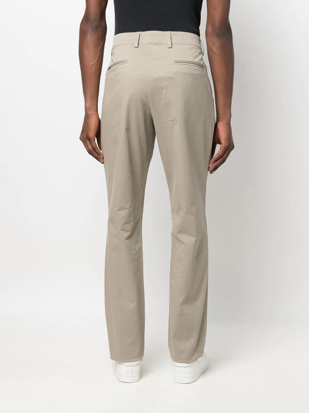 mid-rise straight-leg trousers - 4