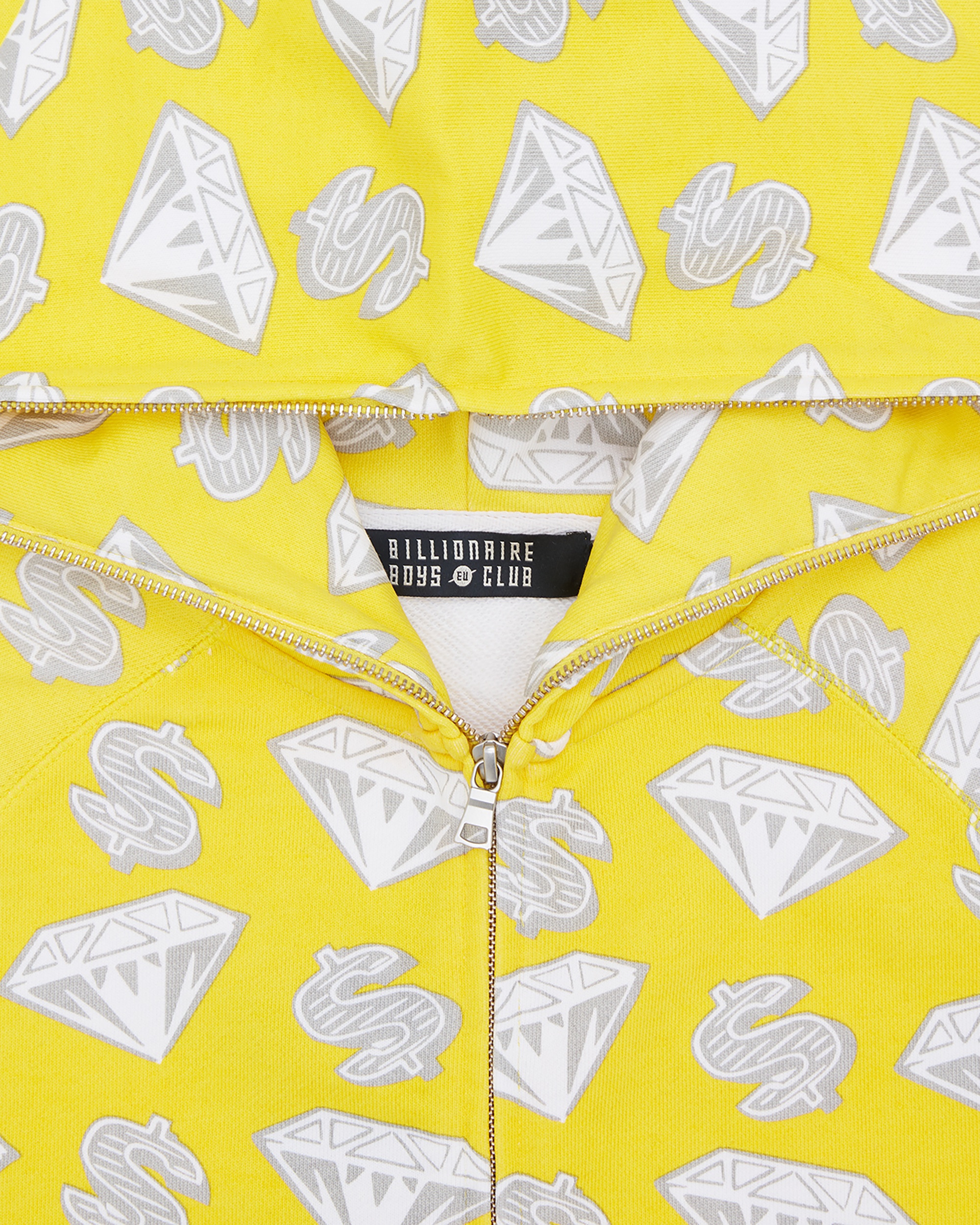 DIAMONDS & DOLLARS ZIP-THROUGH HOOD - 5