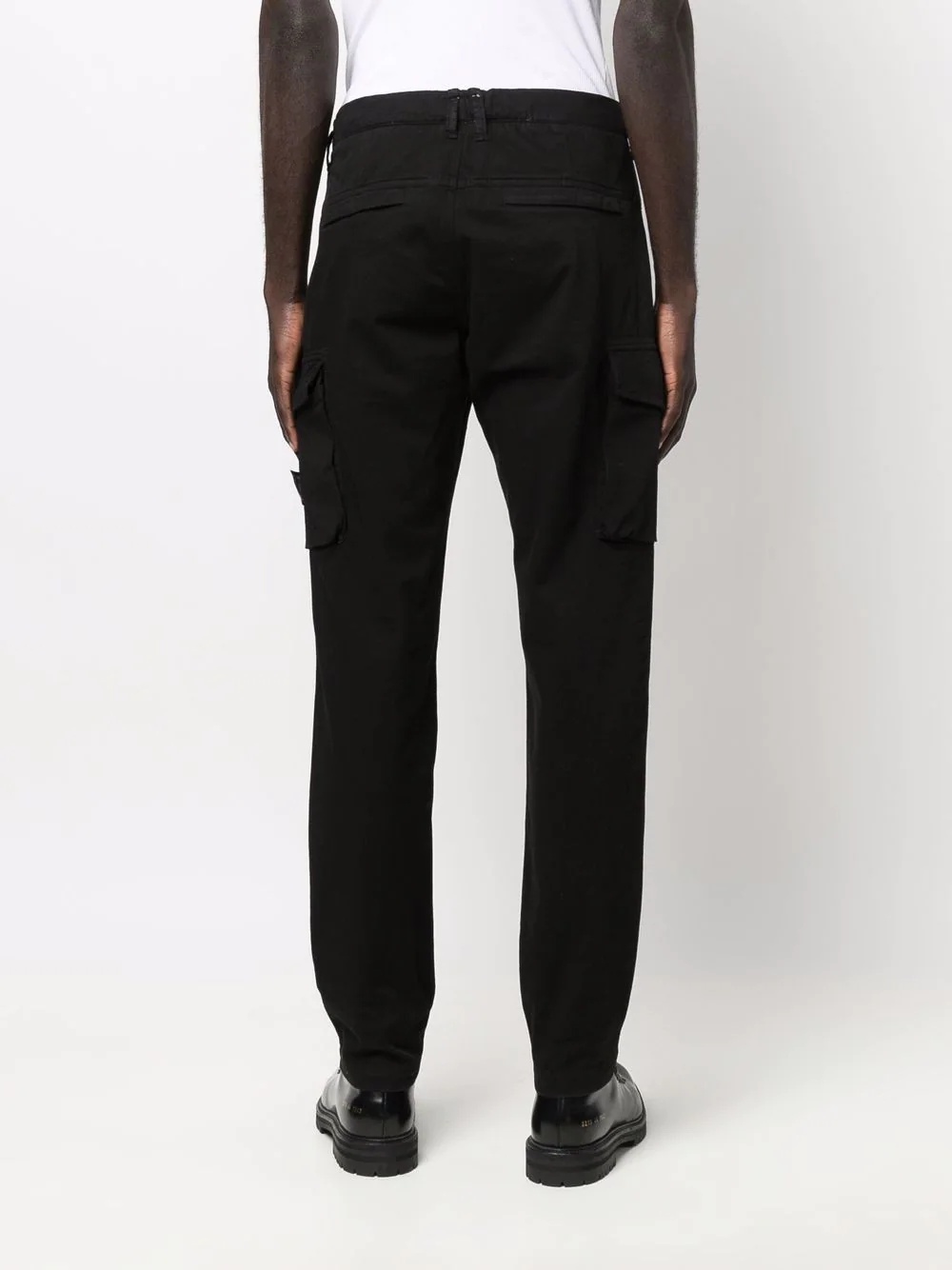 slim-fit cargo trousers - 4