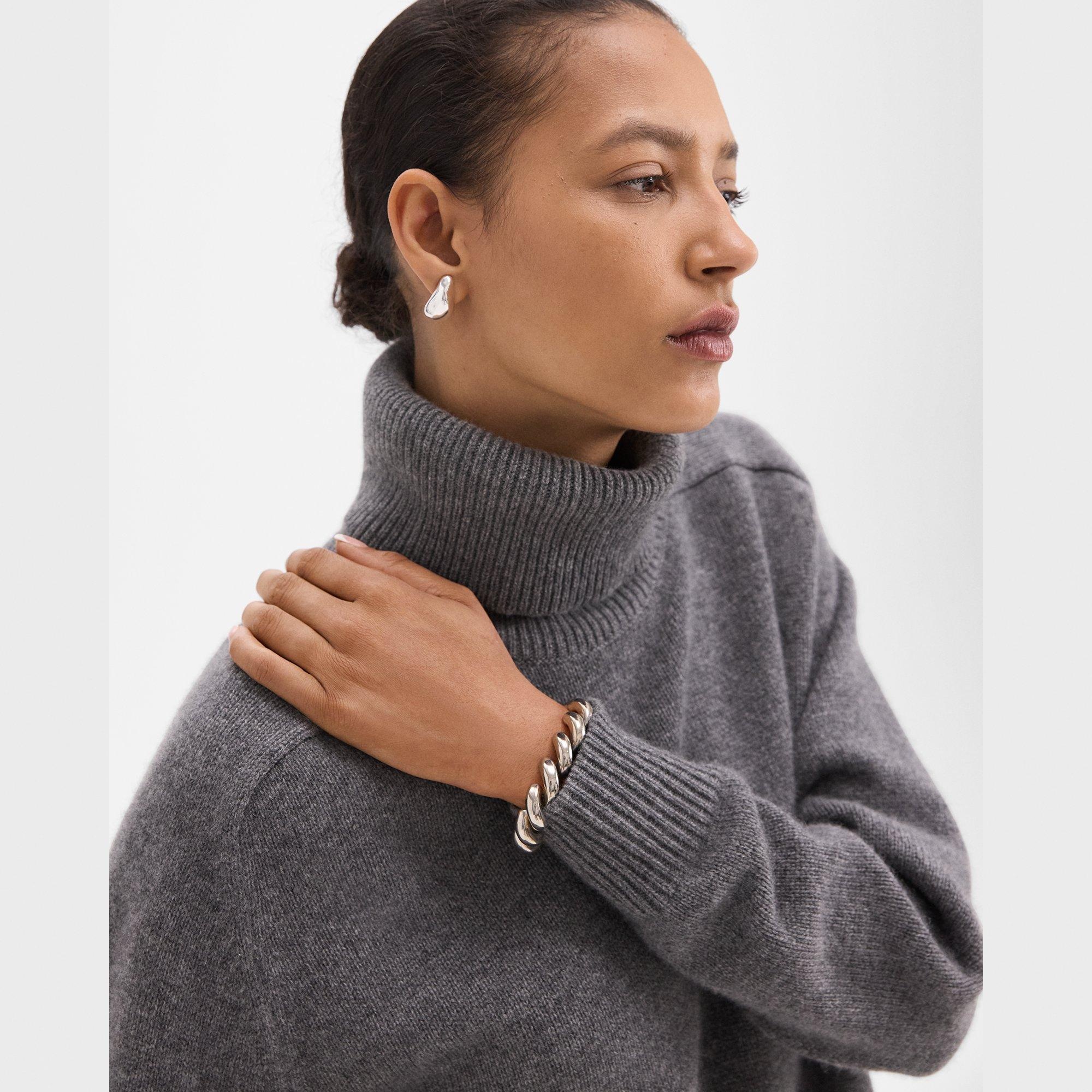 Turtleneck Sweater in Cashmere - 5