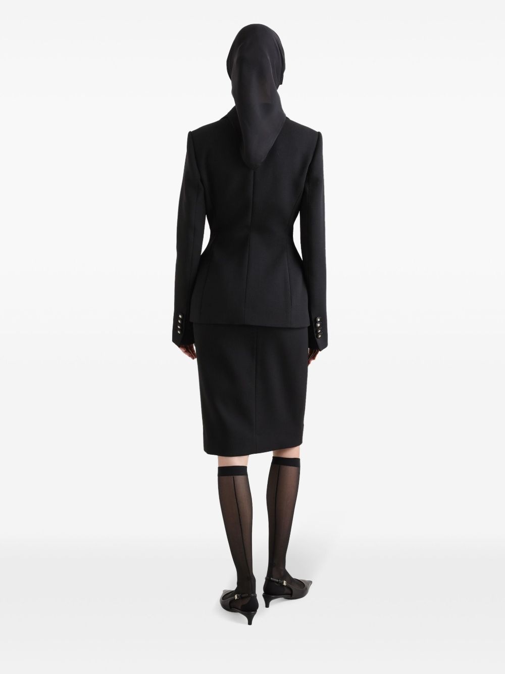 peak-lapels blazer - 3
