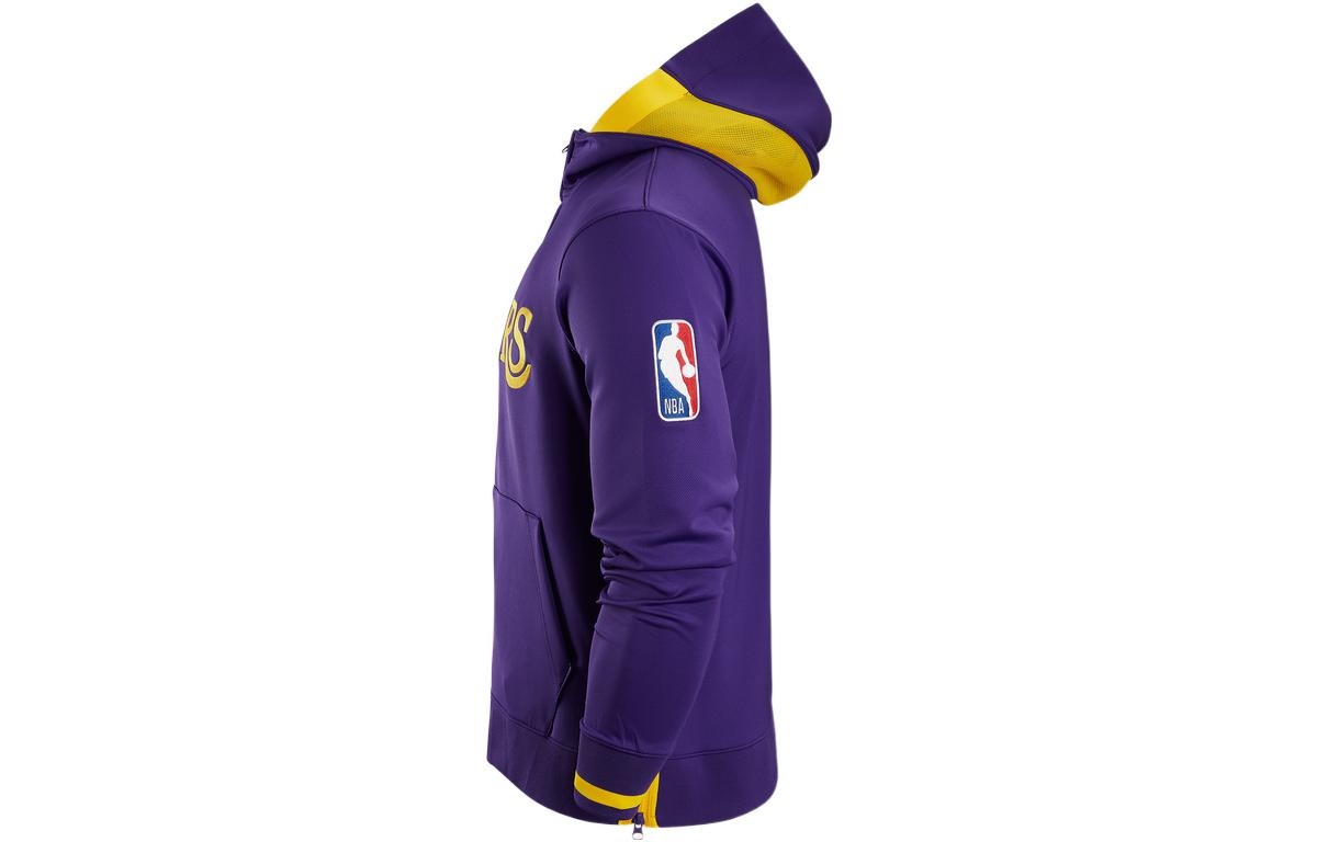 Nike NBA Logo Zipped Hooded Jacket 'Lakers Purple' DR2084-504 - 3