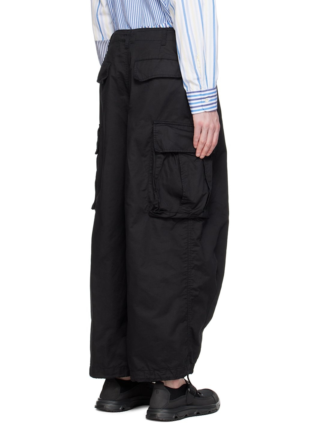 Black H.D. Cargo Pants - 6