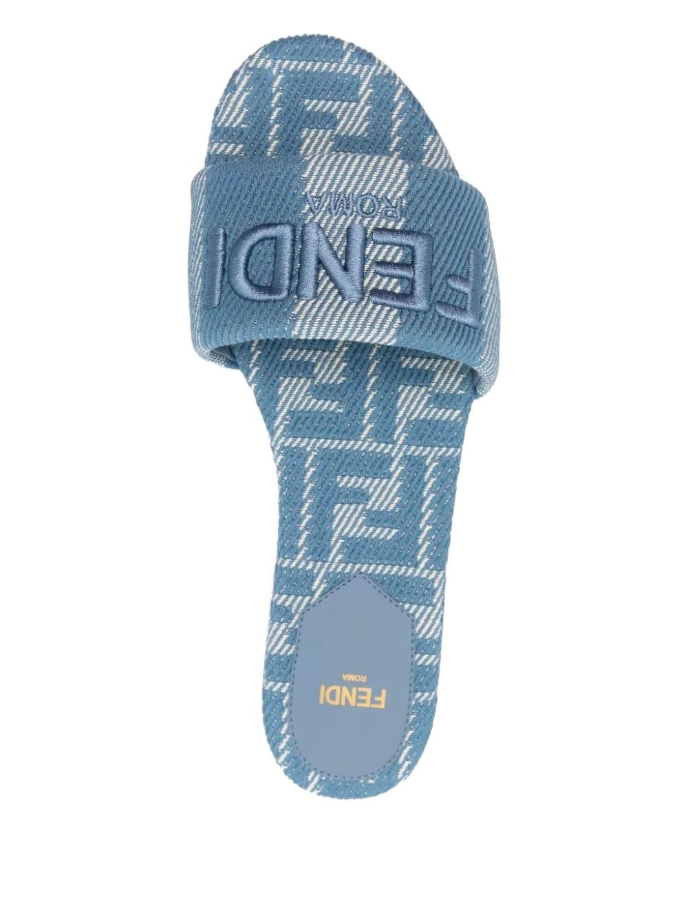 Sunshine logo-embroidered flat sandals - 4