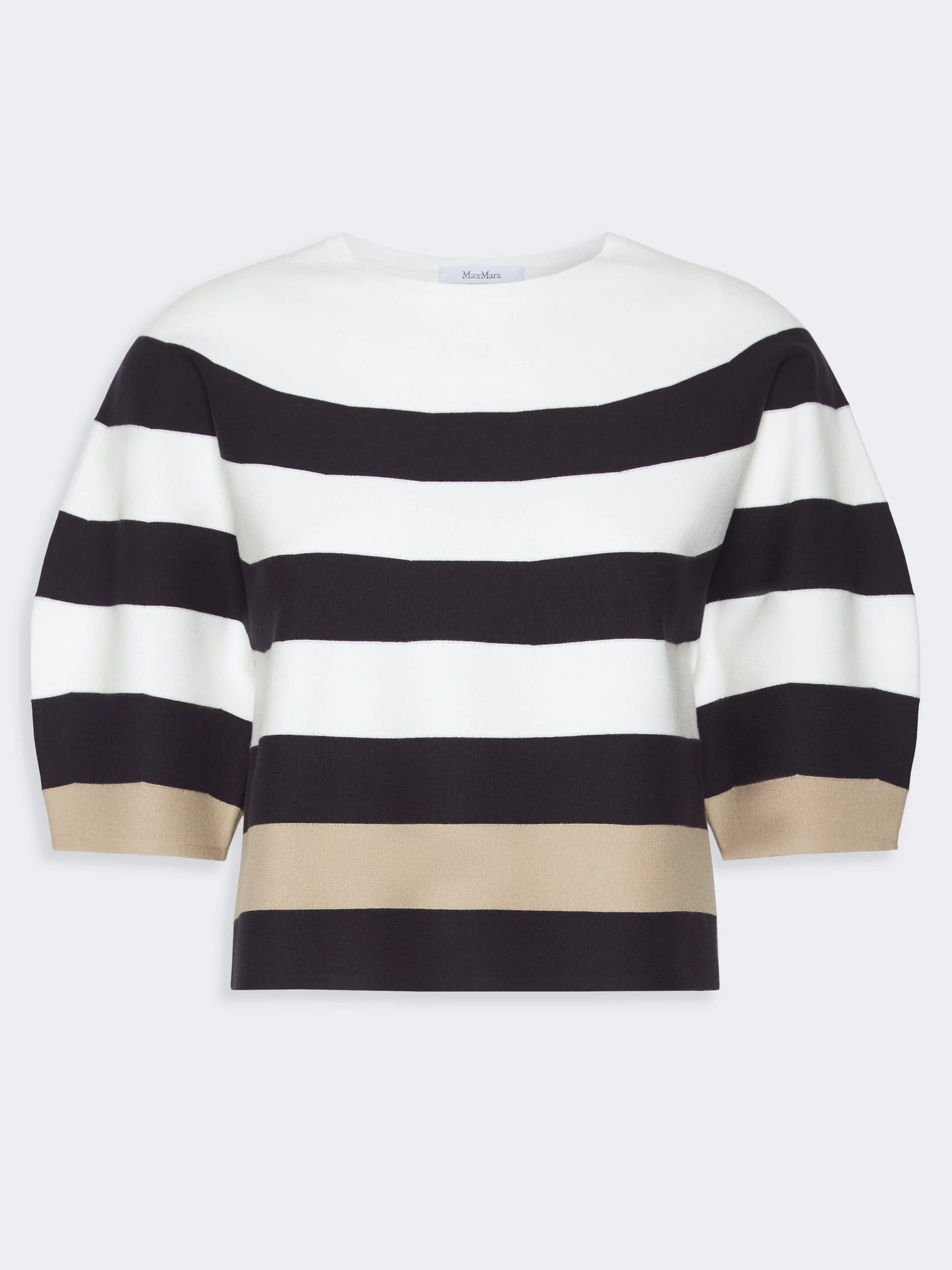 VOTO Viscose yarn cropped sweater - ULTRAMARINE - 1