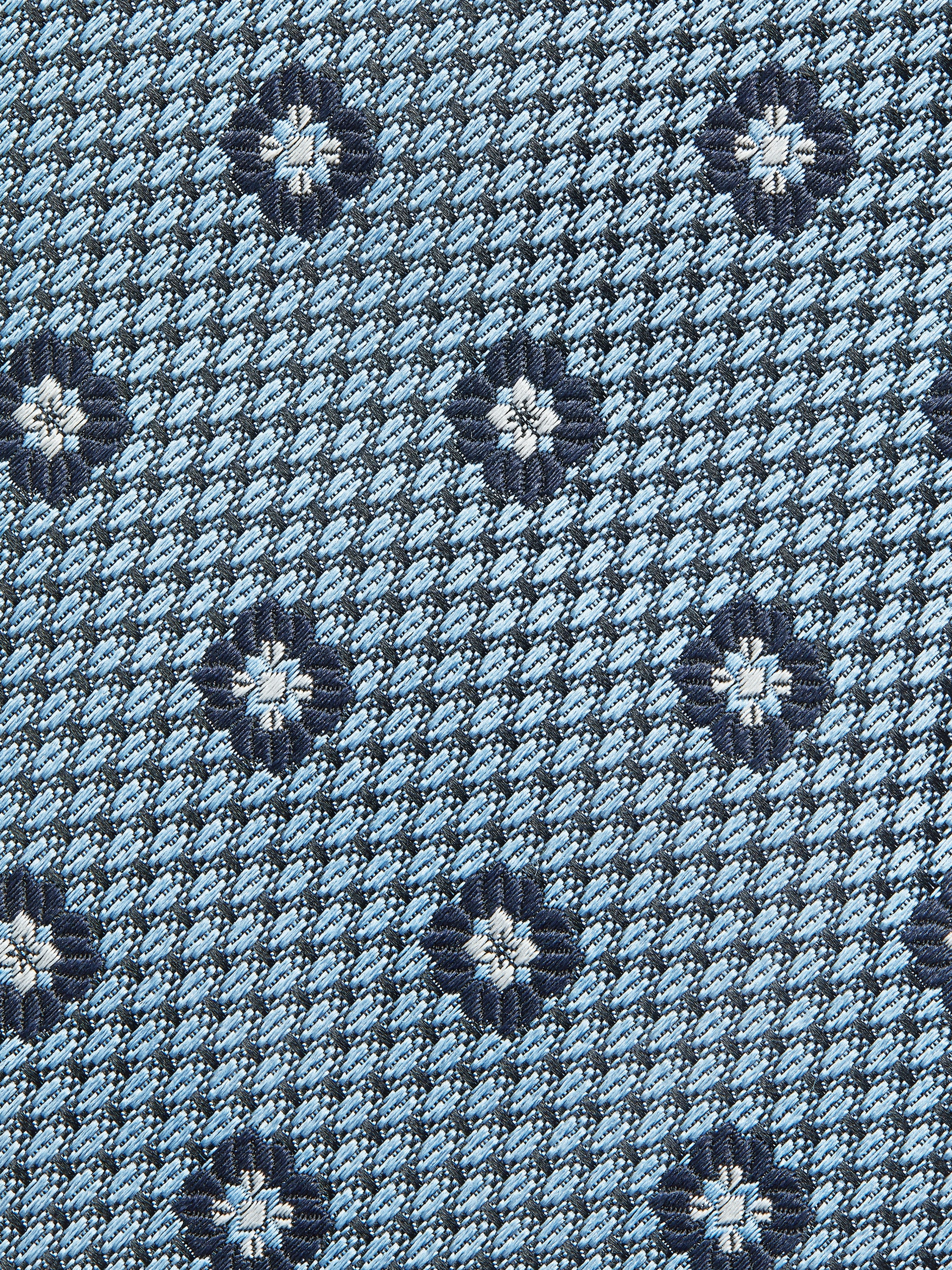 LIGHT BLUE SILK TIE - 2