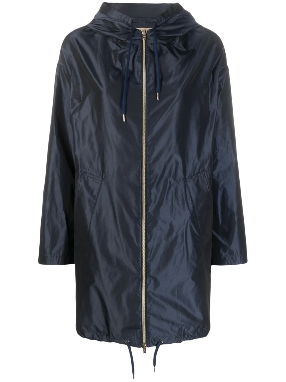 techno taffeta parka coat - 1