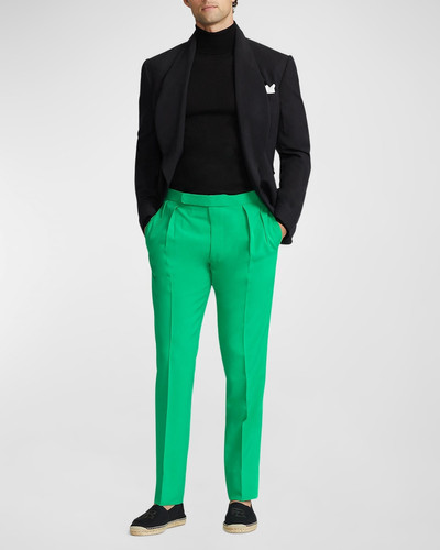 Ralph Lauren Men's Gregory Silk Pleated Trousers outlook
