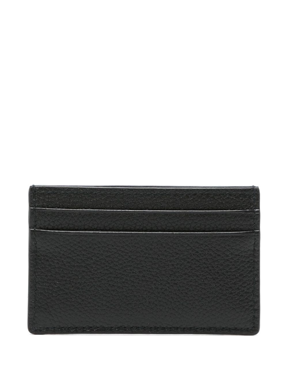 Graffiti pebbled-leather cardholder - 2