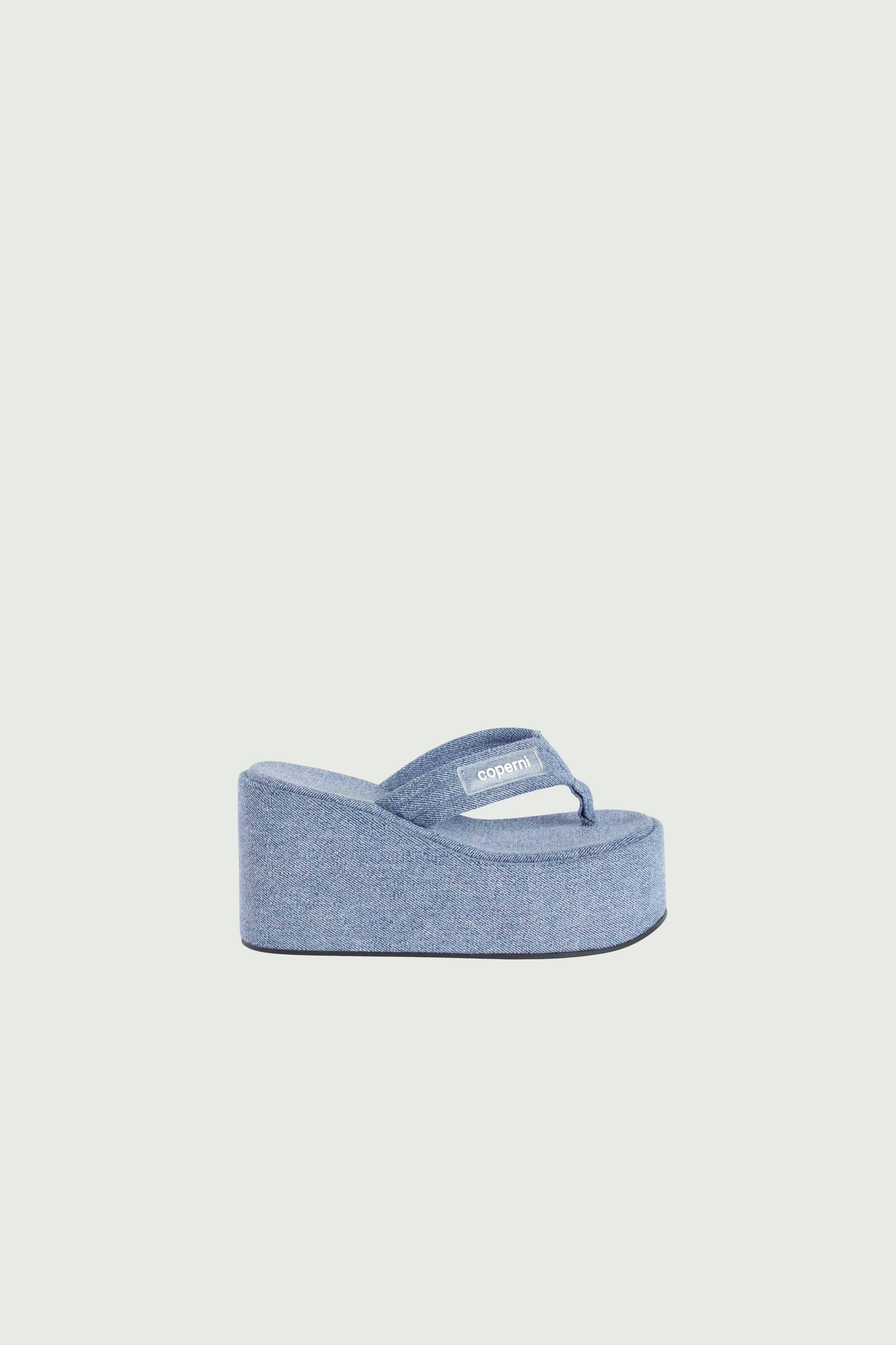 Branded Wedge Sandal - 1