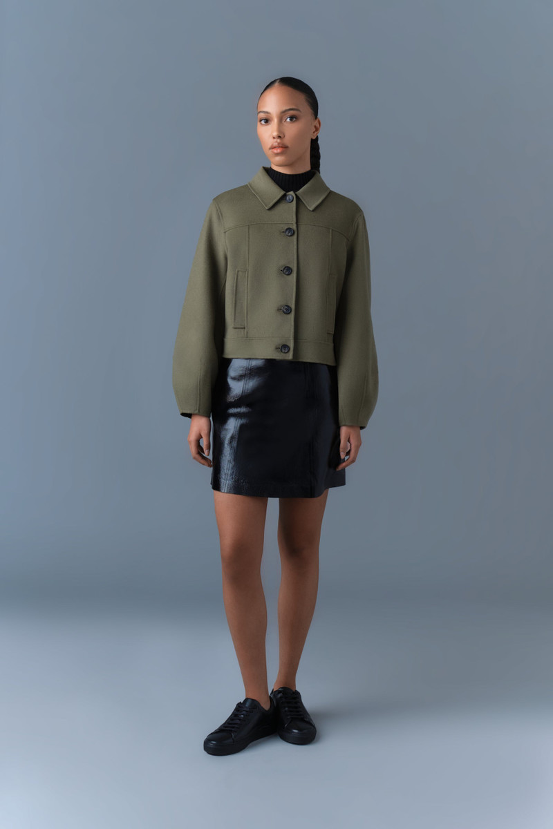 MACKAGE LALI Double-Face Wool Short Jacket outlook