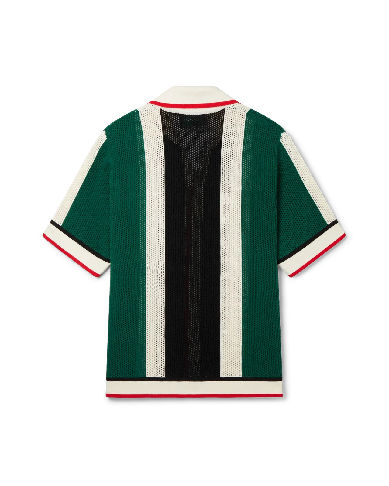 Striped Mesh Shirt - 6