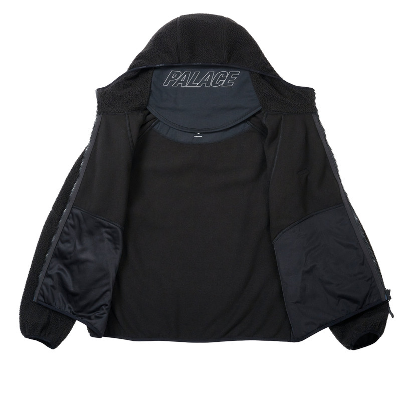 PALACE GETTING HIGHER THERMA FLEECE JACKET BLACK outlook