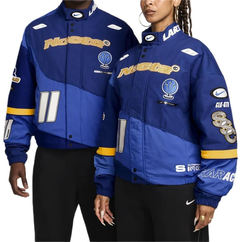 Nike x NOCTA Drake L'ART Racing Jacket Asia Sizing 'Deep Royal Blue' FD2195-455 - 4