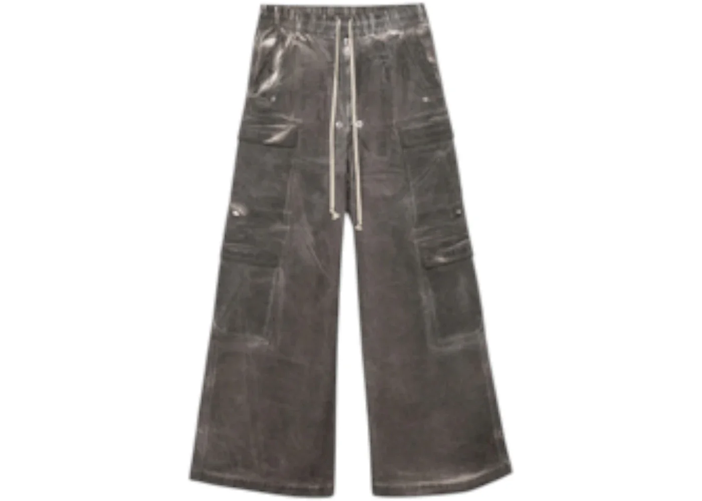 Rick Owens DRKSHDW Foil Denim Double Cargo Jumbo Belas Pants Darkdust - 1