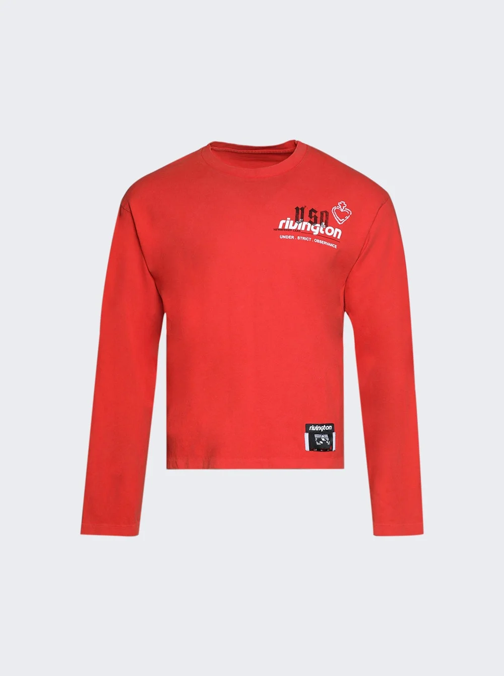 Membership Uso Long Sleeve Tee Red - 1