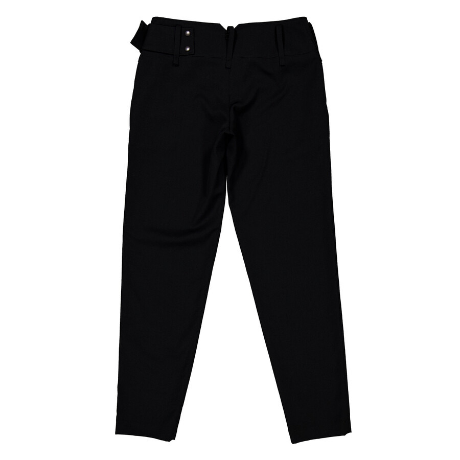 Yohji Yamamoto Gabardine Belted Tapered Trousers - 7