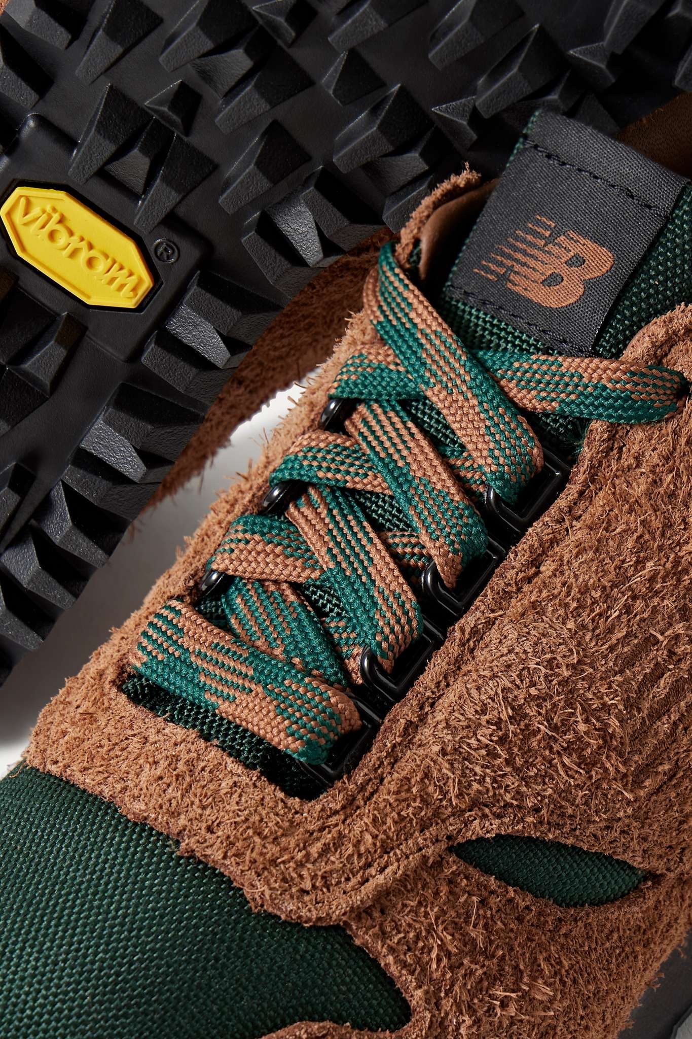 New Balance Rainier leather and CORDURA-trimmed suede sneakers 