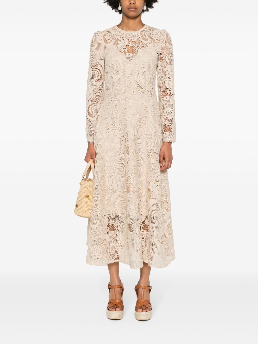 Waverly lace midi dress - 2