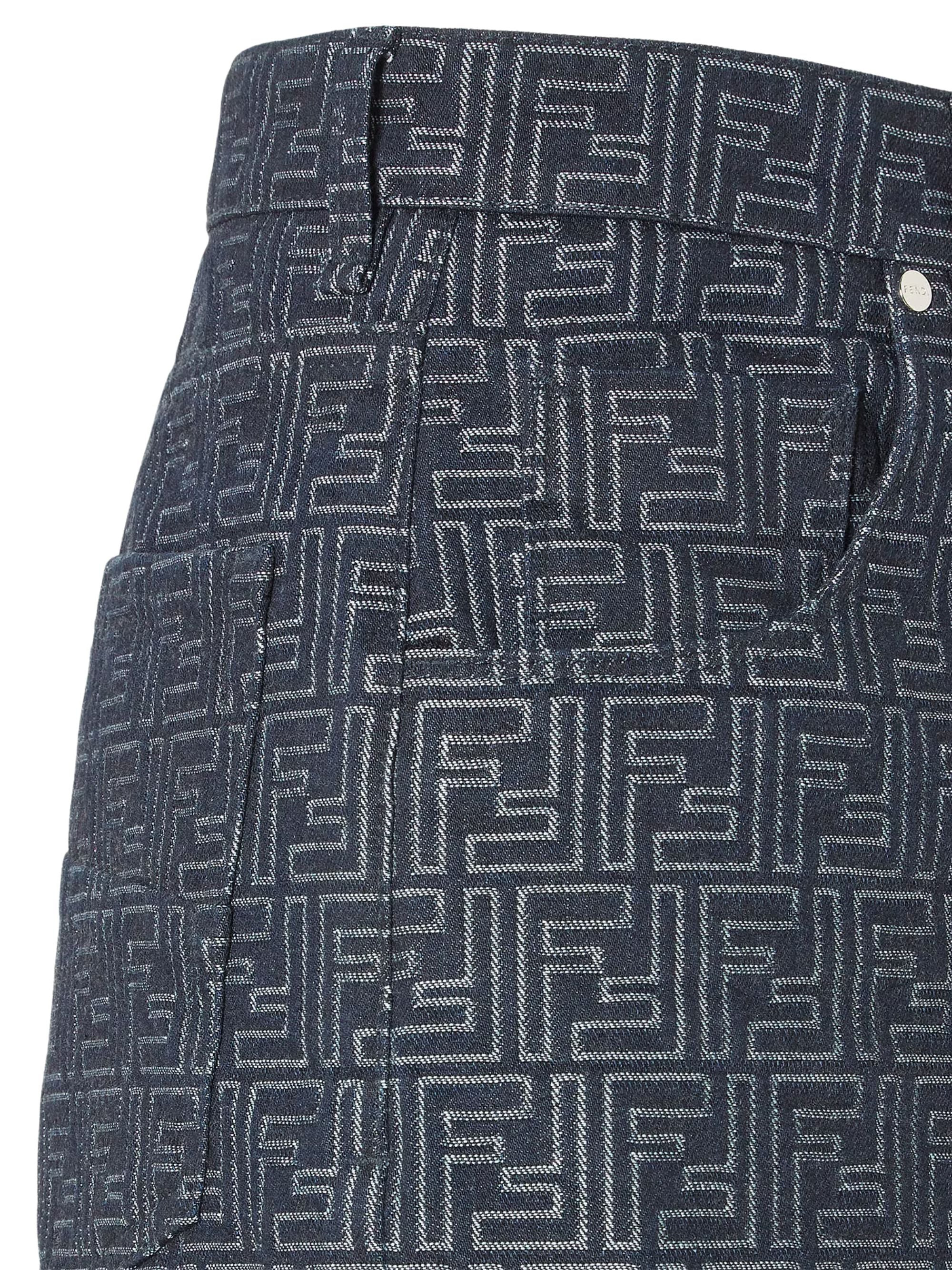 Fendi Men Denim Shorts - 3
