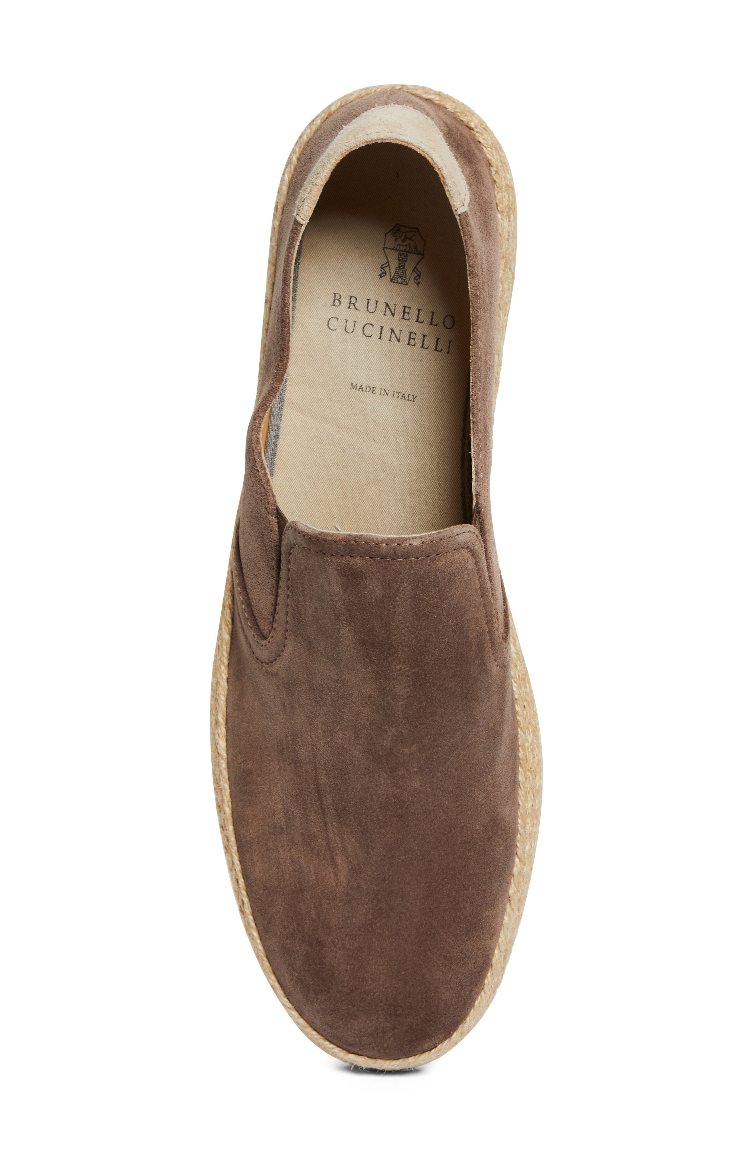 Brunello Cucinelli Espadrille in Cdh26 Grey at Nordstrom - 5