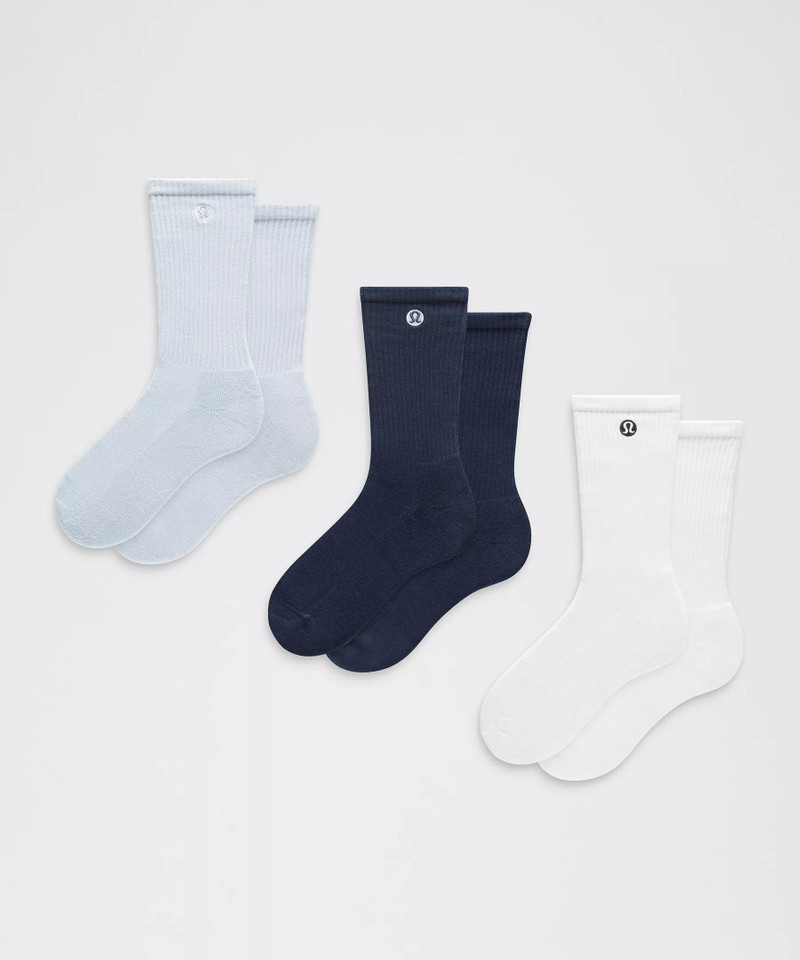 Unisex Daily Essential Crew Socks *3 Pack 1