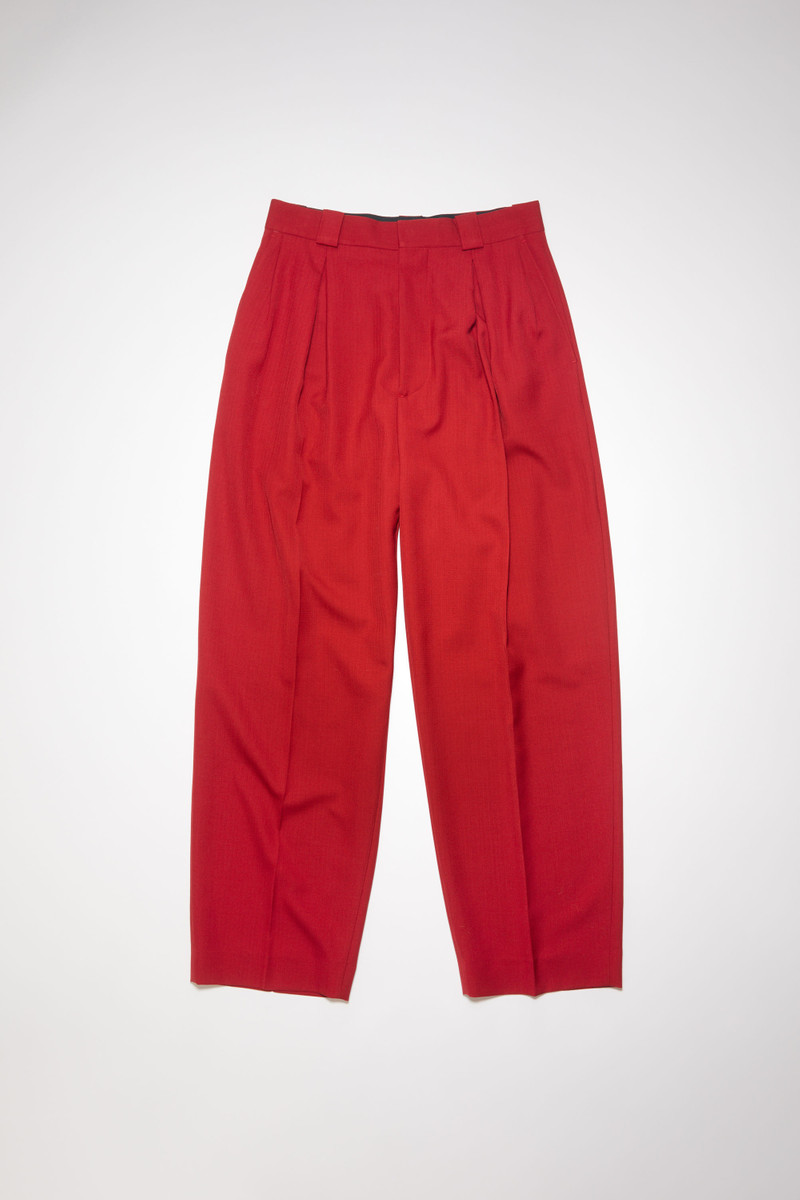 Tailored trousers - Cherry red 6