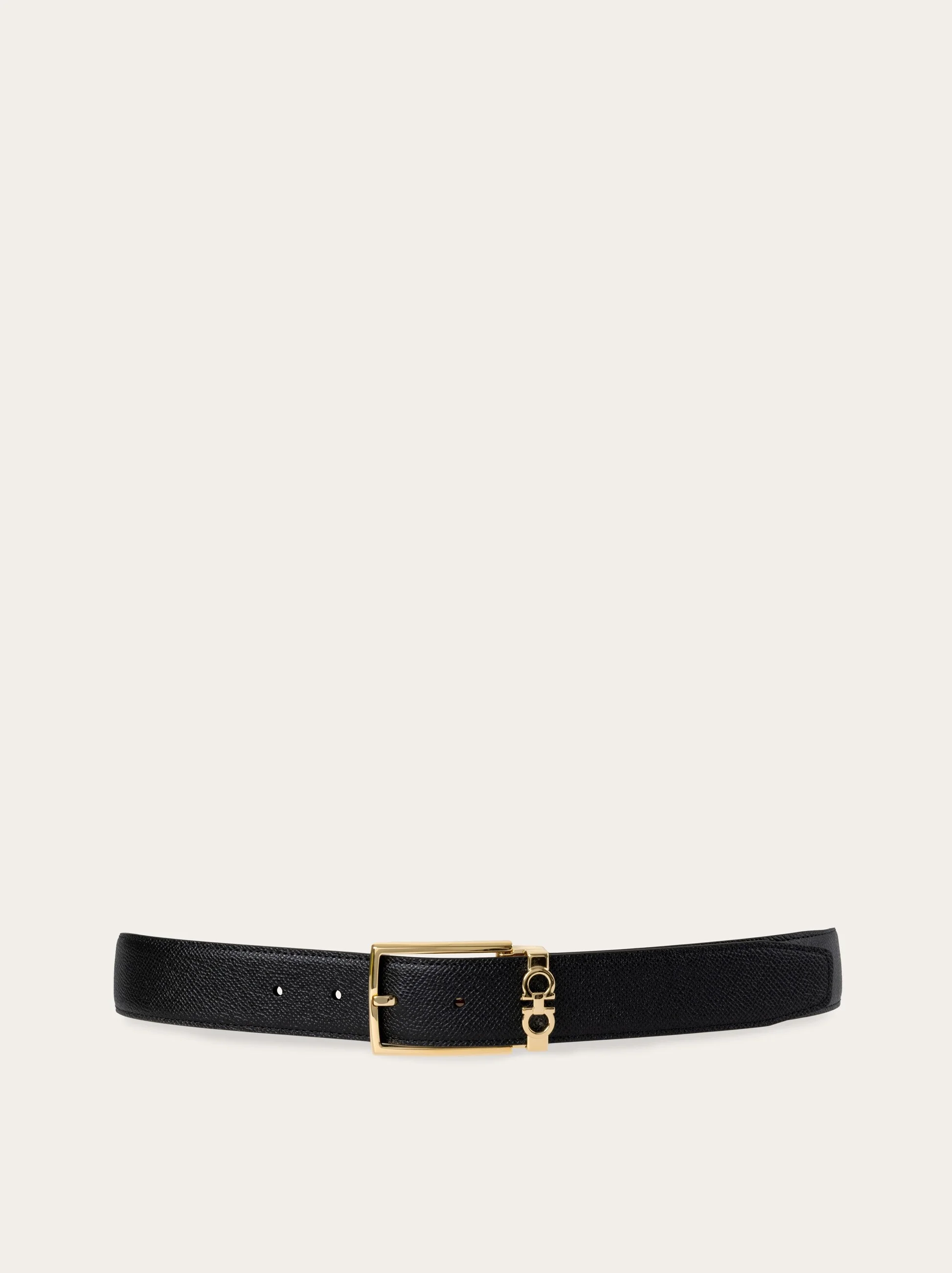 Reversible and adjustable Gancini belt - 1