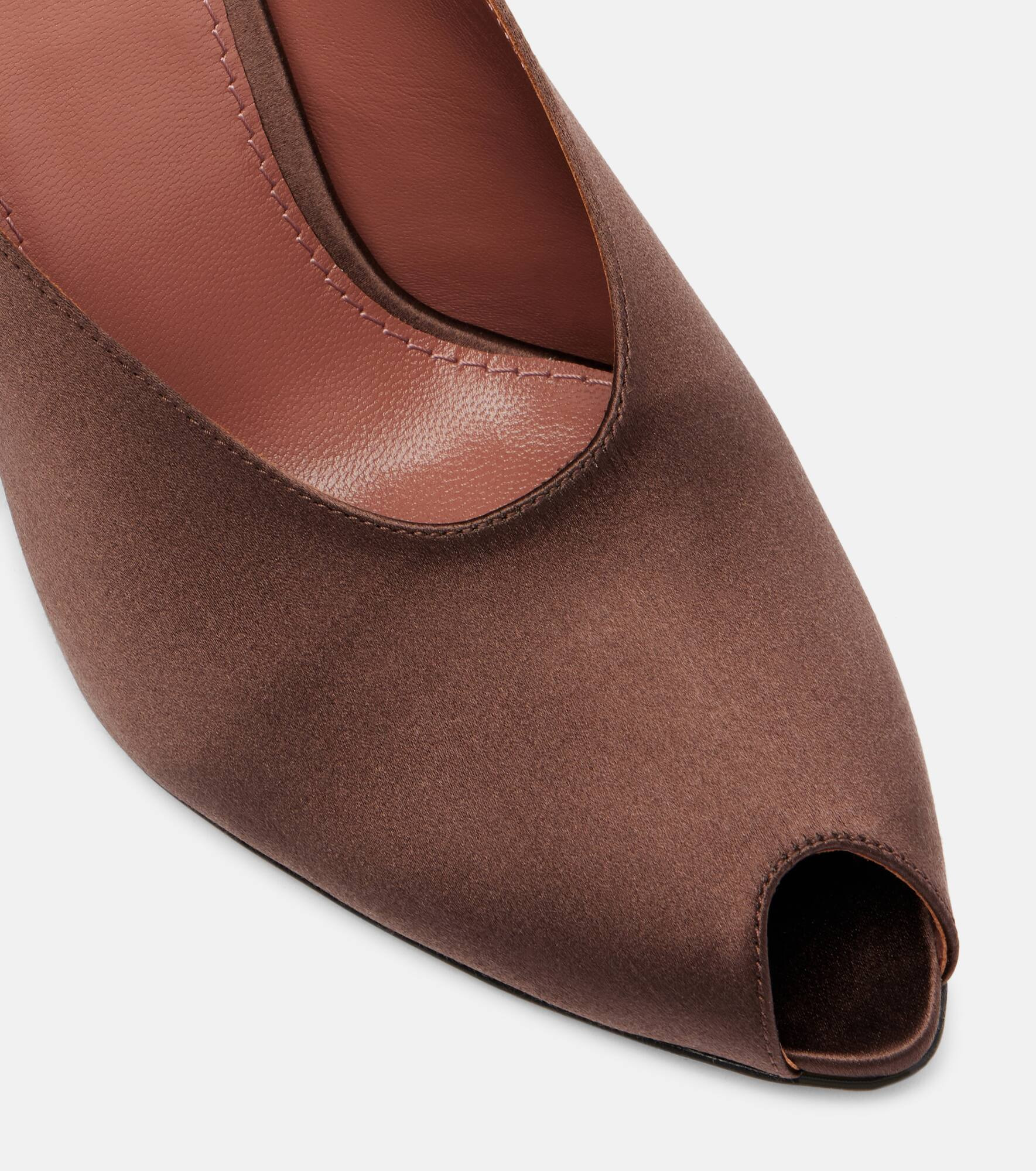 Nina 105 satin wedge mules - 5