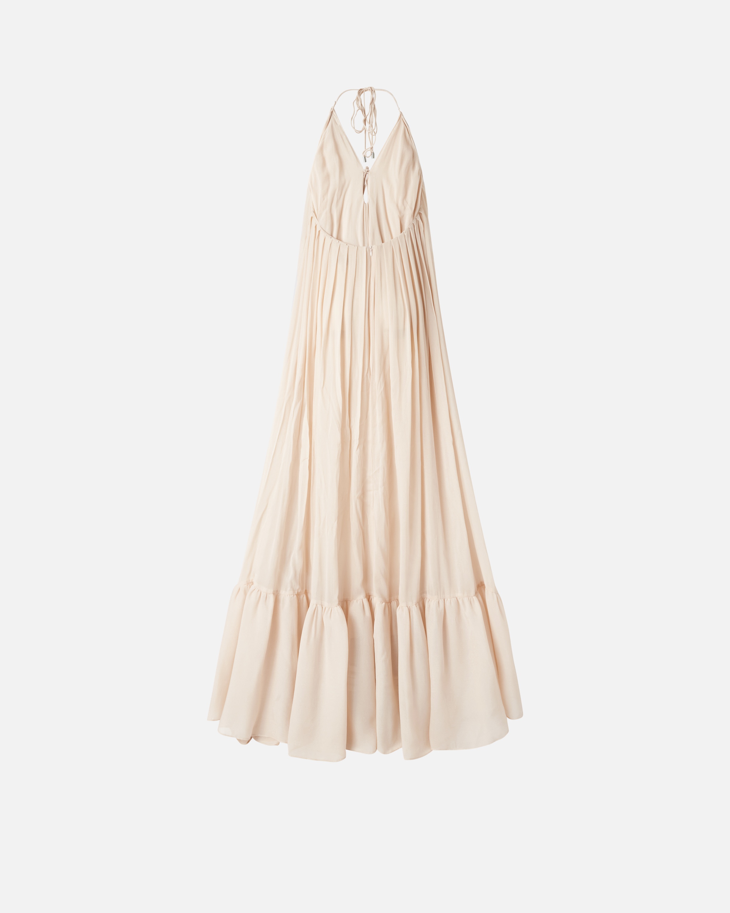 WIDE LONG DRESS WITH OPEN BACK - 6